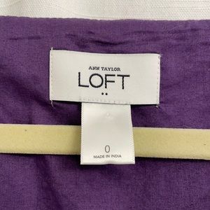 Ann Taylor/ Loft purple dress